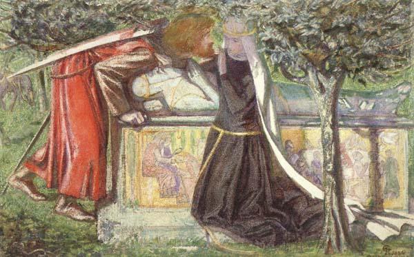 Dante Gabriel Rossetti Arthur's Tomb (mk46)